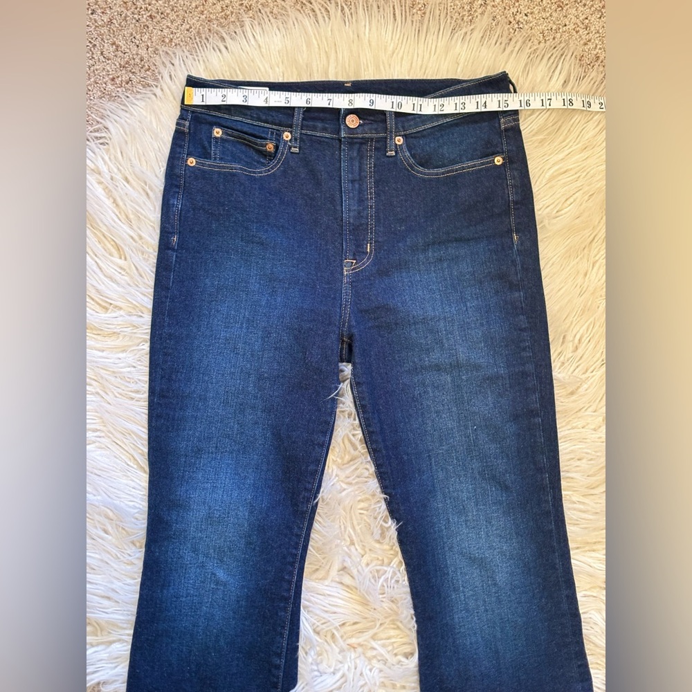 Gap 70s Dark Denim Flare High Rise Jeans Size 29/8 - Picture 8 of 11